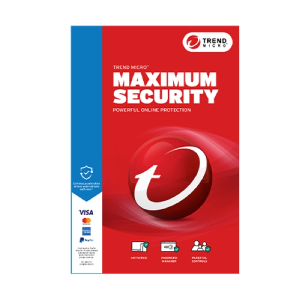 Trend Micro Maximum Security 1 usuario 1 año